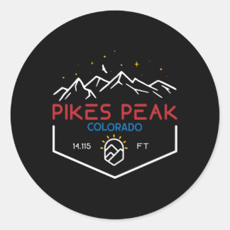 Adesivo Pico de Pikes de Montanha Colorado 14115 Ft