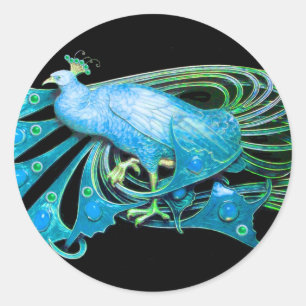ADESIVO PICO ELEGANTE EM AZUL AQUA TEAL, PRETO