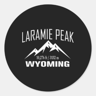 Adesivo Pico Laramie Wyoming Climbing Clube de Cumeeira Ao