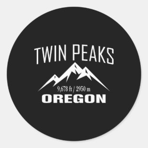 Adesivo Picos Gêmeos Oregon Climbing Summit Club Presente