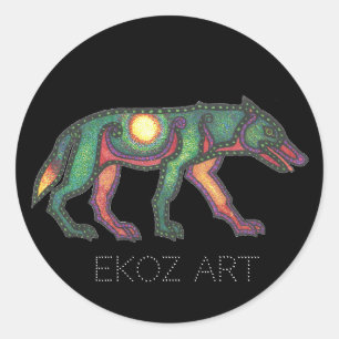 Adesivo Pictic Wolf Sun