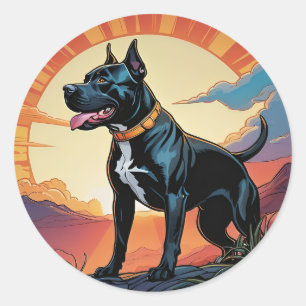 Adesivo Pictie Pitbull Adventure Penhadores de Cão