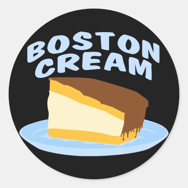 Adesivo Pie de Creme de Boston (Frente)
