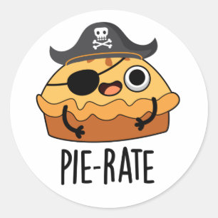 Adesivo Pie Pie Pun Engraçado Pirata