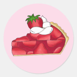 Adesivo Pie Social Party Dessert Assar Venda Strawberry