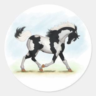 Adesivo Piebald Overo Cavalo