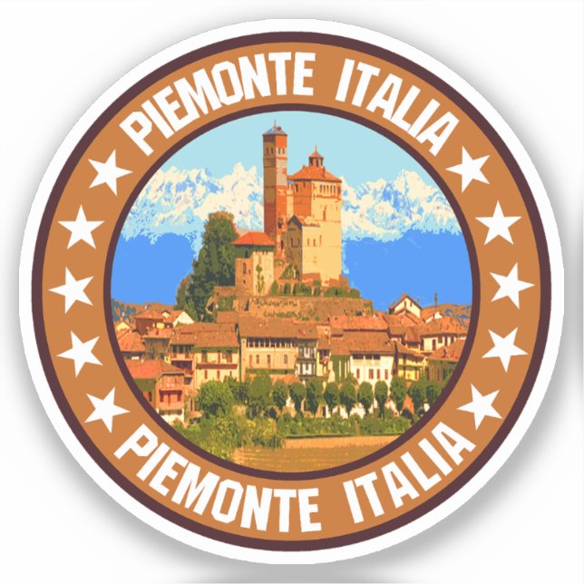 Adesivo Piemonte (Frente)