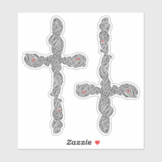Adesivo Pierced Cross