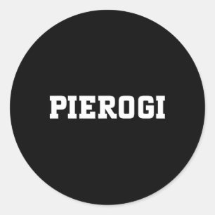 Adesivo Pierogi Design de Comida Para Homens Mulheres Cria