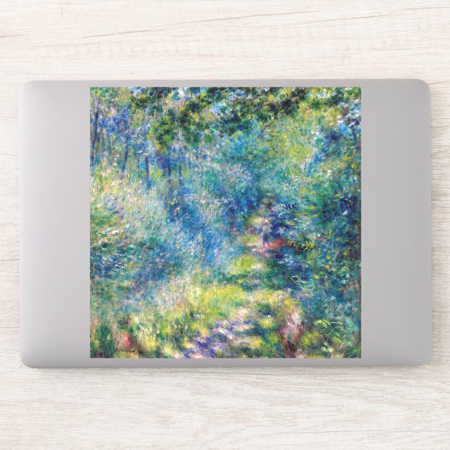 Adesivo Pierre-Auguste Renoir - Caminho na Floresta (Computador)
