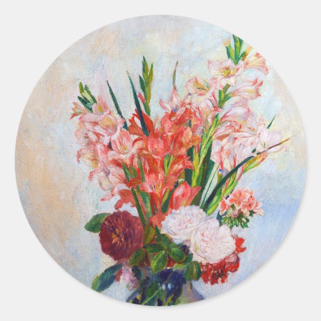 Adesivo Pierre-Auguste Renoir - Gladioli (Frente)
