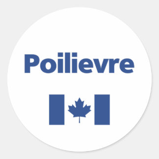Adesivo Pierre Poilievre Blue Canadian Flag Color