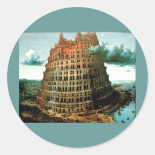Adesivo Pieter Bruegel é a torre "Pequena" de Babel