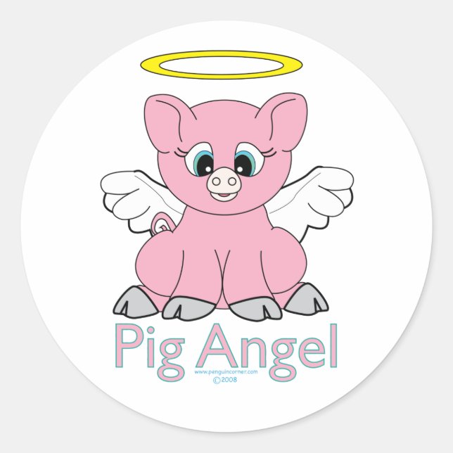 Adesivo Pig Angel (Frente)