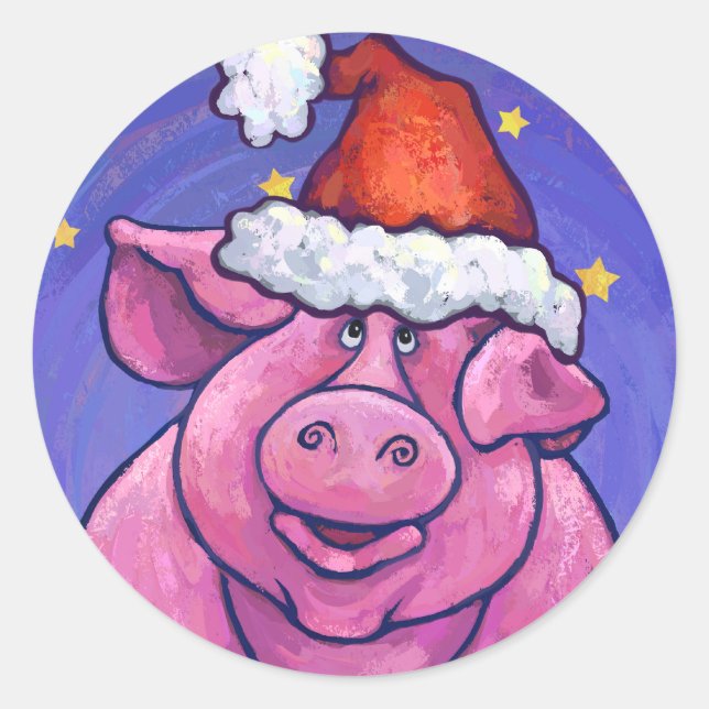 Adesivo Pig Christmas (Frente)