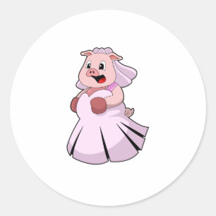 Adesivo Pig como Noiva com vestido de Noiva.PNG