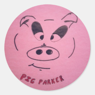 Adesivo Pig Parker Stickers (folhas de 6 ou 20)