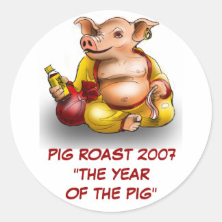 ADESIVO PIG ROAST 2007 STICKER