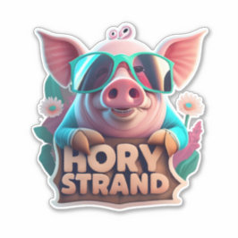 Adesivo Pig Stickers A World of Sticker Possibilidades