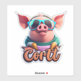 Adesivo Pig Stickers O Mais Avançado Hub De Suíno