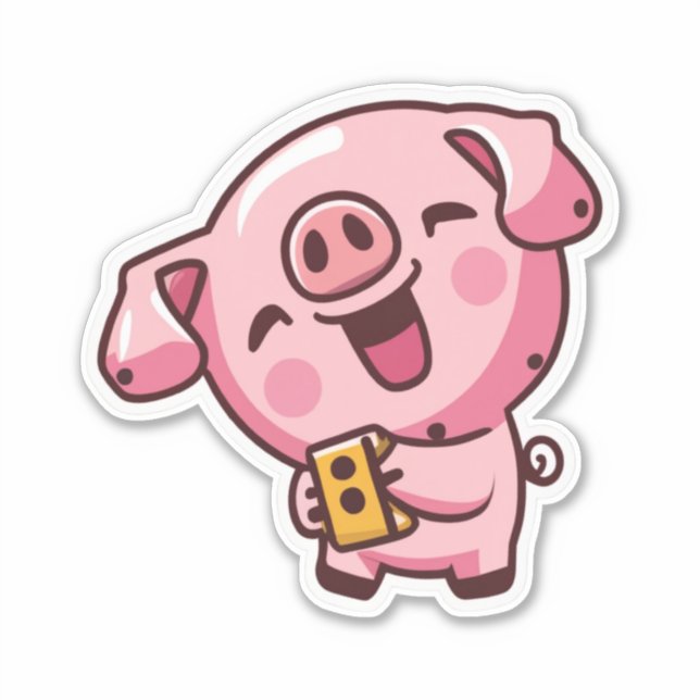 Adesivo Pig Stickers Your Sticker Wonderland (Frente)