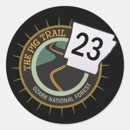 Adesivo Pig Trail Highway 23 Arkansas Motorcycle Road