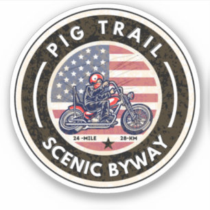 Adesivo Pig Trail Scenic Byway ArkKansas