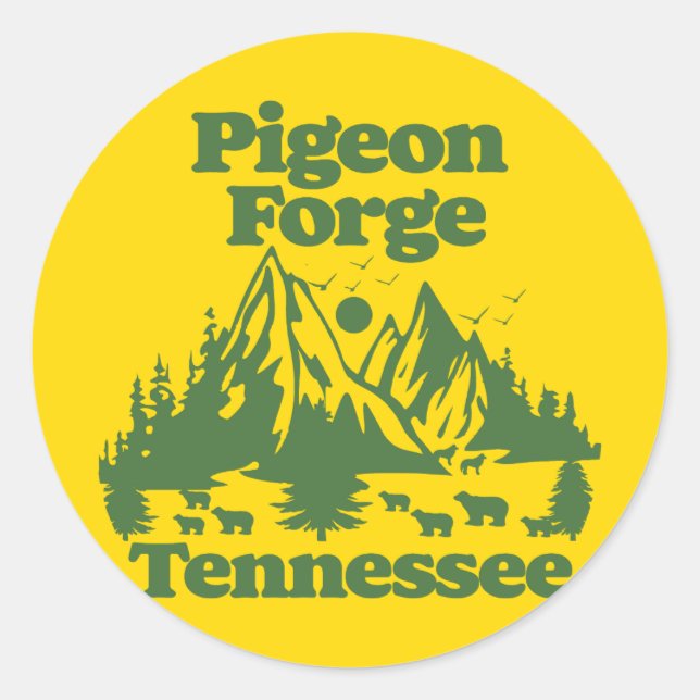 Adesivo Pigeon Forge Tennessee (Frente)