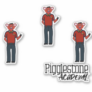 Adesivo Pigglestone Academy Class Pig 5 Stick