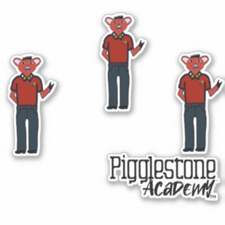 Adesivo Pigglestone Academy Class Pig 5 Stick