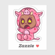 Piggy Dress-up sticker 