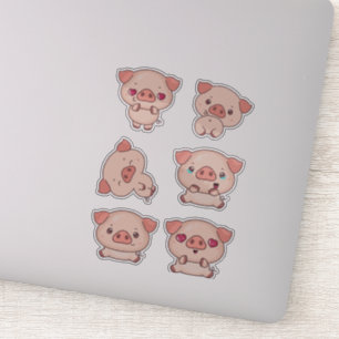 Adesivo Piggy encantador para crianças e Artesanatos