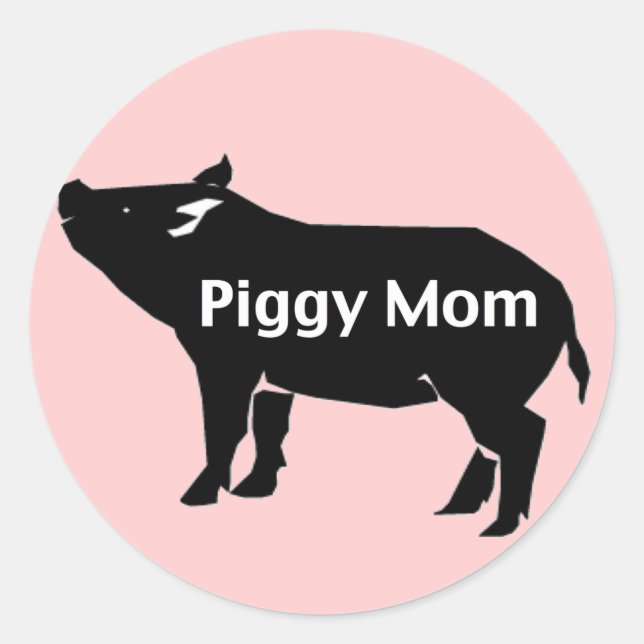 Adesivo Piggy Mãe (Frente)