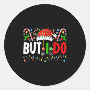 Adesivo Pijama de Natal Da Família Engraçado Mas Eu Faço