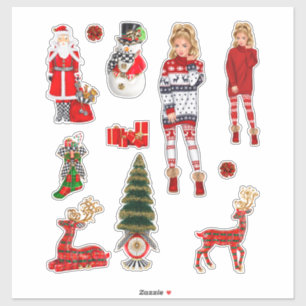 Adesivo Pijama de Natal e Sueco de Natal