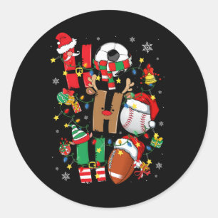 Adesivo Pijamas de Futebol Santa Bysebyll Ho Ho Chris