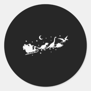 Adesivo Pijamas de Natal engraçados de dinossauro para a f