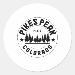 Adesivo Pikes Peak Colorado Co. Uni-adultos Cinza Algodão 