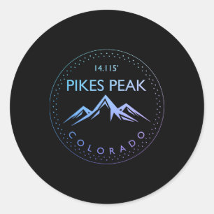 Adesivo Pikes Peak Colorado Montanhas Rochosas Lembrança d