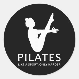 Adesivo Pilates Como Um Esporte Só Que Mais Difícil Piada 
