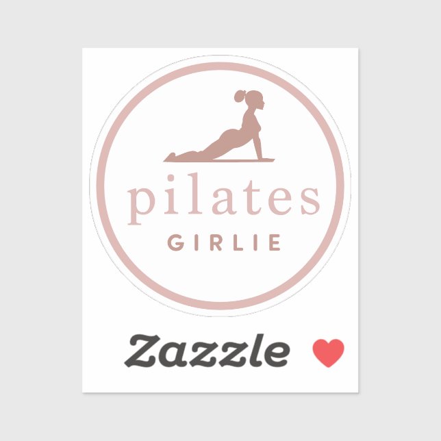 Adesivo Pilates Girlie (Folha)