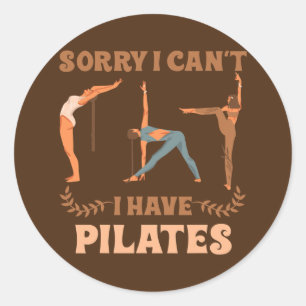Adesivo Pilates Instrutor Women Sports Funny Pilates