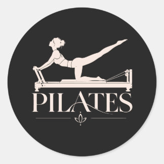 Adesivo Pilates Reformer-Rosa Pálido Gráfico