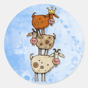 Adesivo pilha da cabra