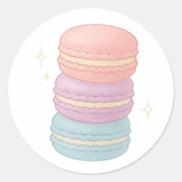Adesivo Pilha de macarons