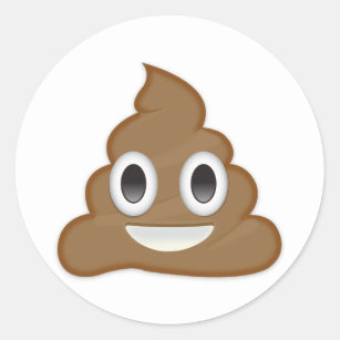 Adesivo Pilha de Poo Emoji
