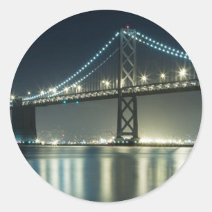 Adesivo Pilhas ao longo do Embarcadero, San Francisco