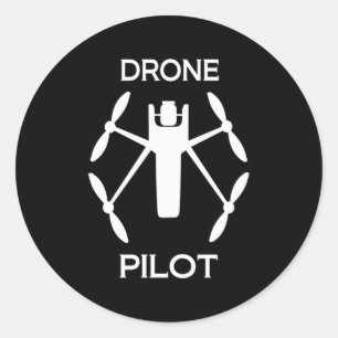 Adesivo Piloto de Drone de Classes