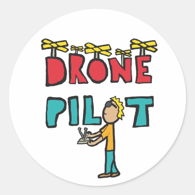 Adesivo Piloto de drone RC (Frente)