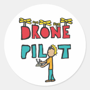 Adesivo Piloto de drone RC